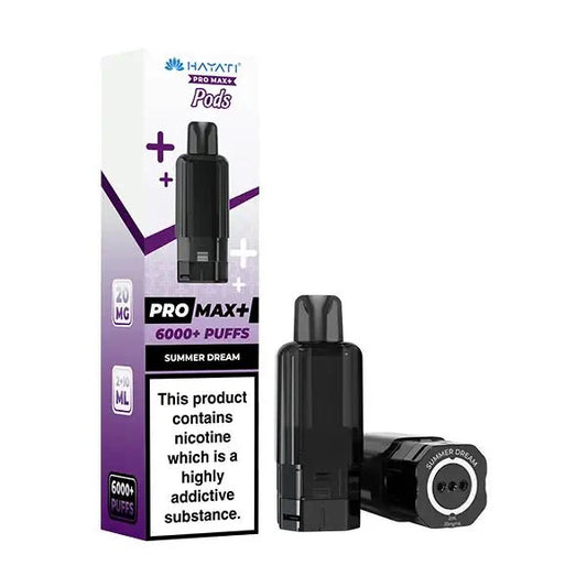 Buy Hayati Pro Max Plus 6000 Prefilled Pods Box of 5 Summer Dream 20mg