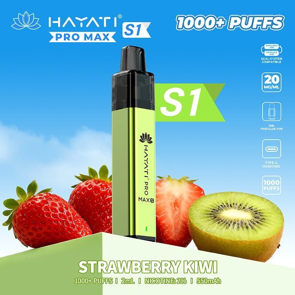 Hayati Pro Max S1 Prefilled Vape Box of 10 - option1