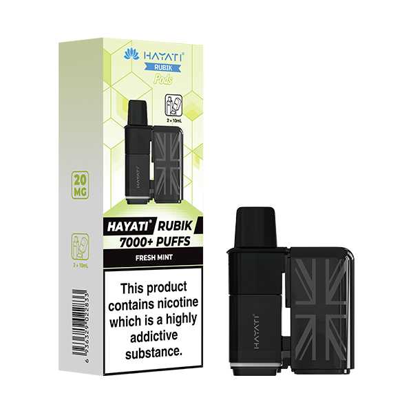 Hayati Rubik 7000 Replacement Pods Box of 5 - option1