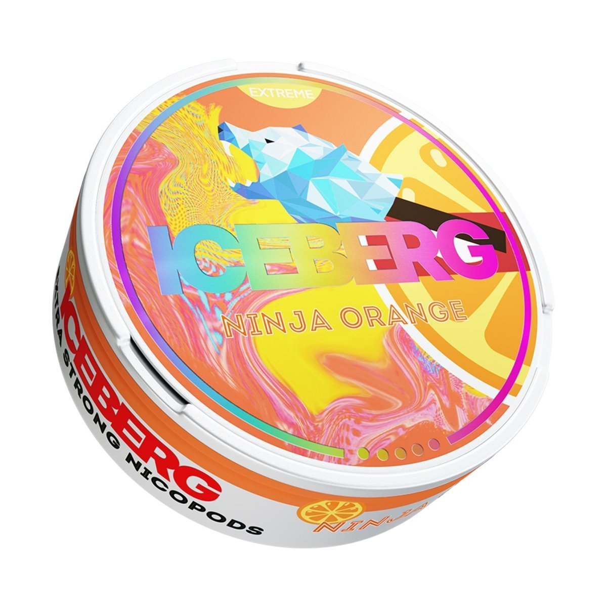 Buy Iceberg Snus 16gr 150mg Pouches Ninja Orange
