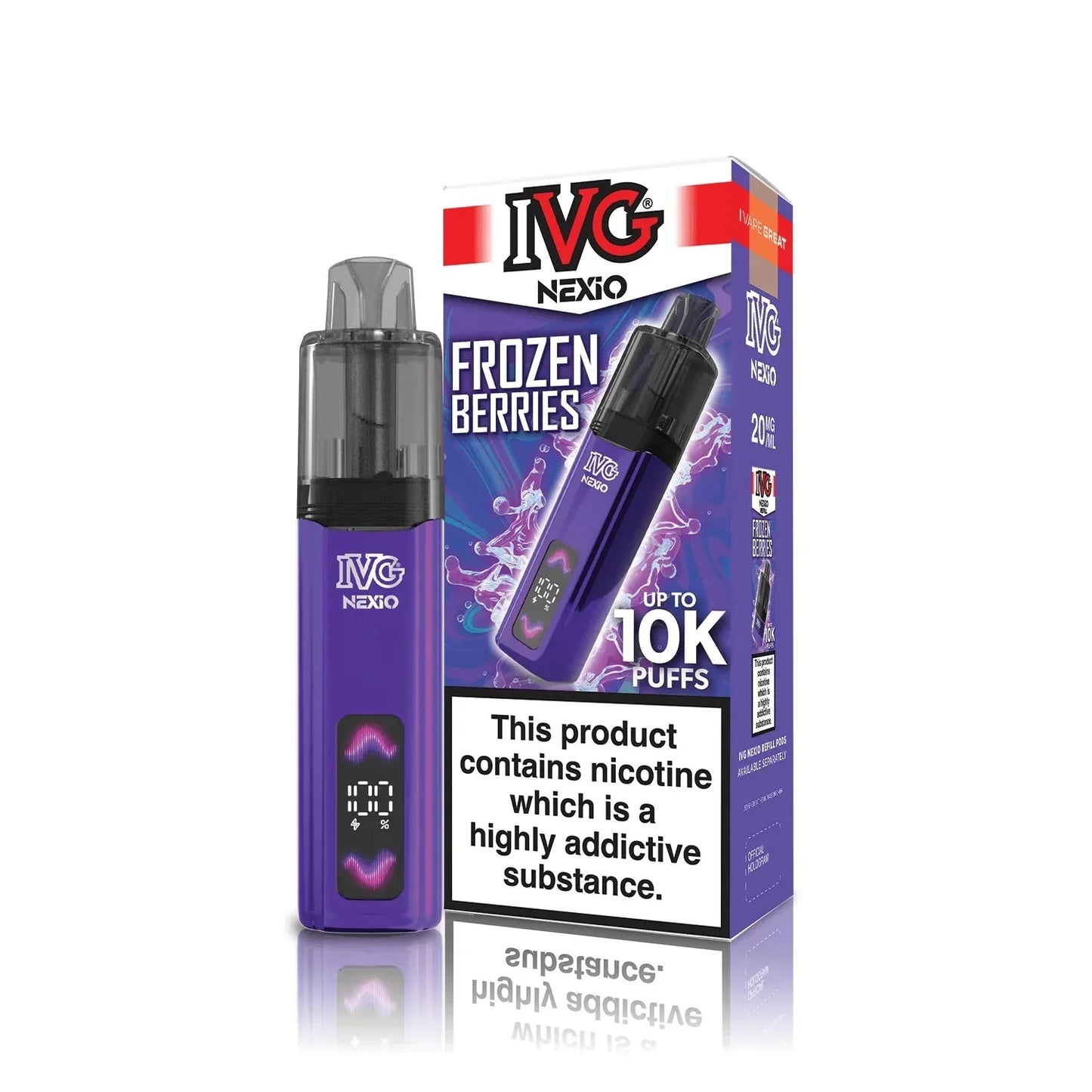 IVG Nexio 10k Pod Vape Kit Box of 5-option1