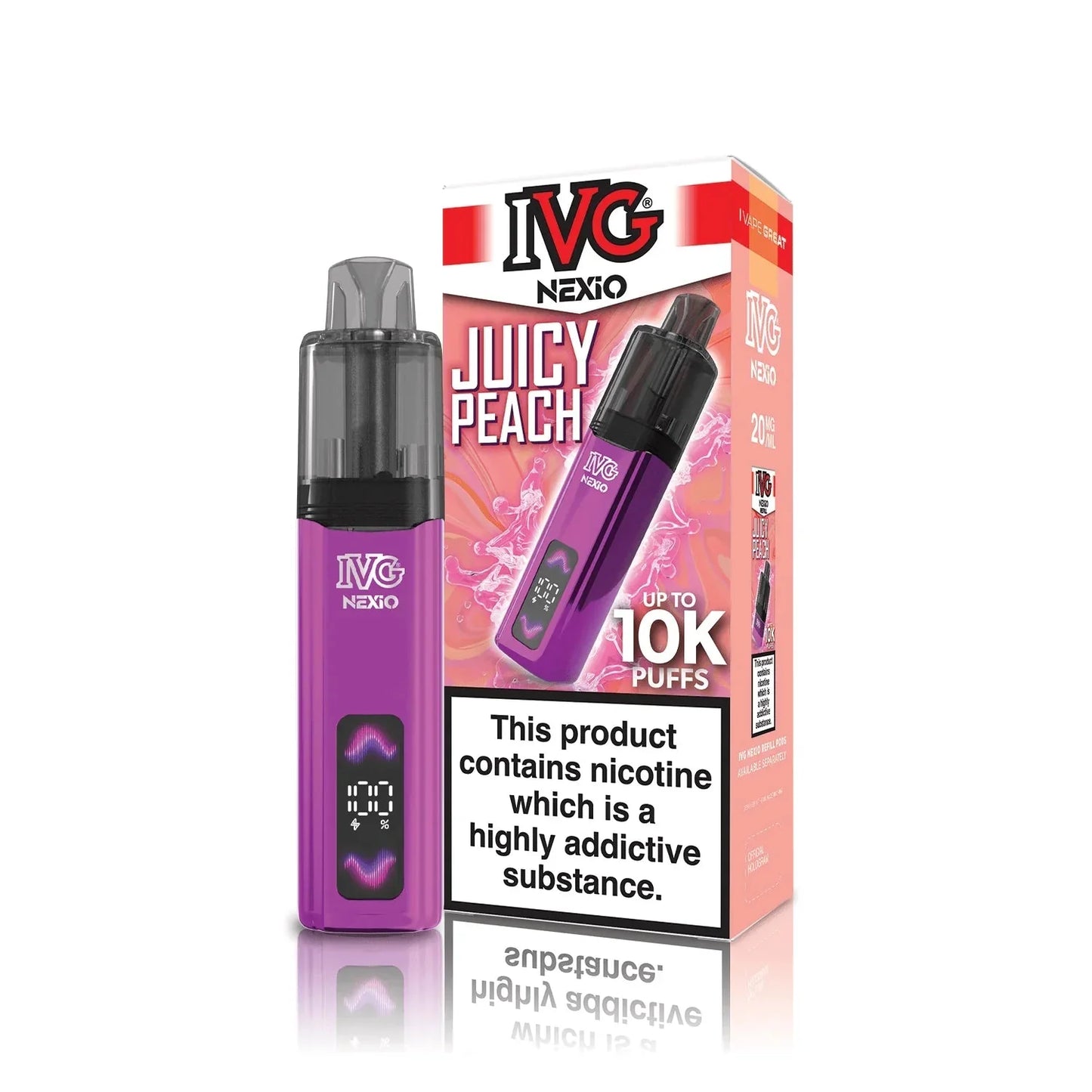 IVG Nexio 10k Pod Vape Kit Box of 5-option1