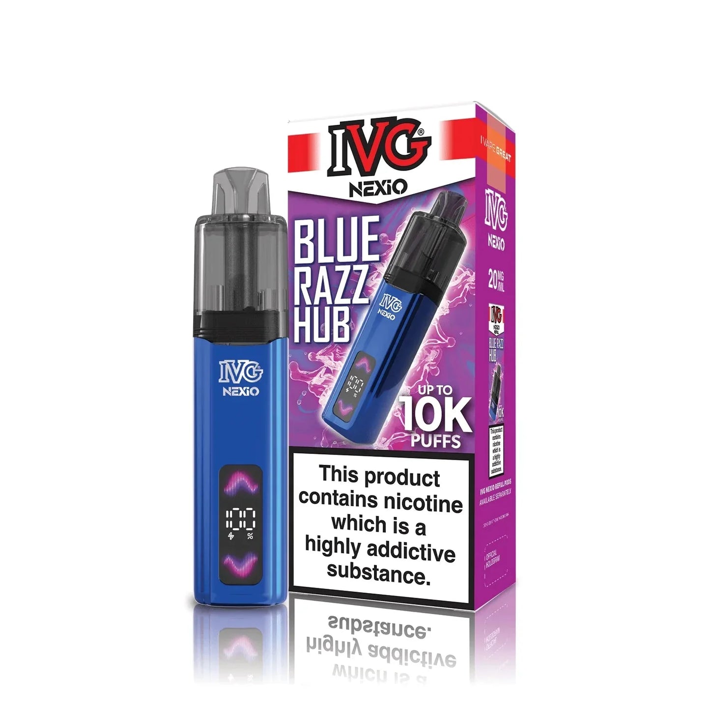 IVG Nexio 10k Pod Vape Kit Box of 5-option1