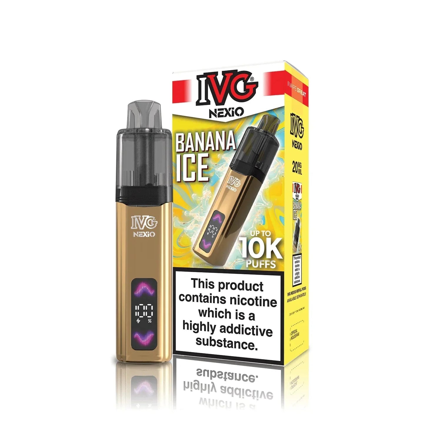 IVG Nexio 10k Pod Vape Kit Box of 5-option1