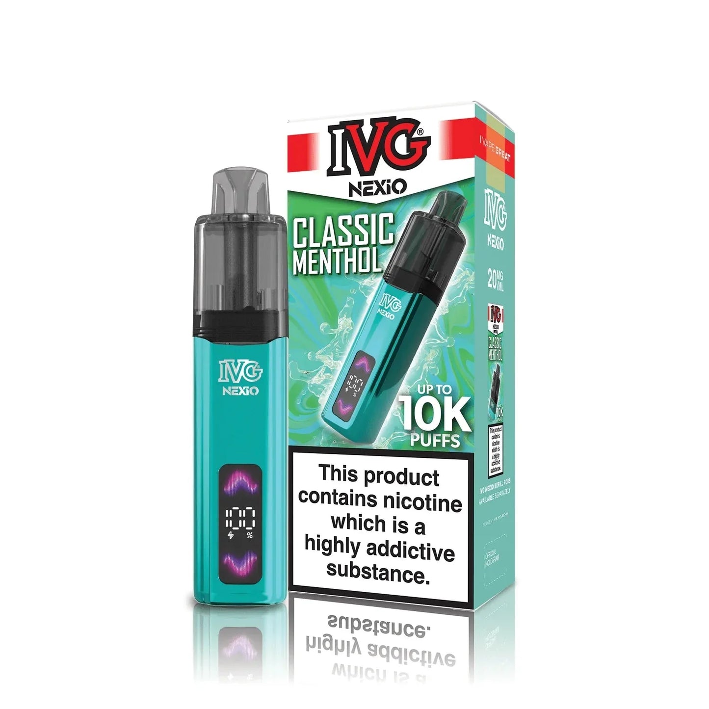 IVG Nexio 10k Pod Vape Kit Box of 5-option1