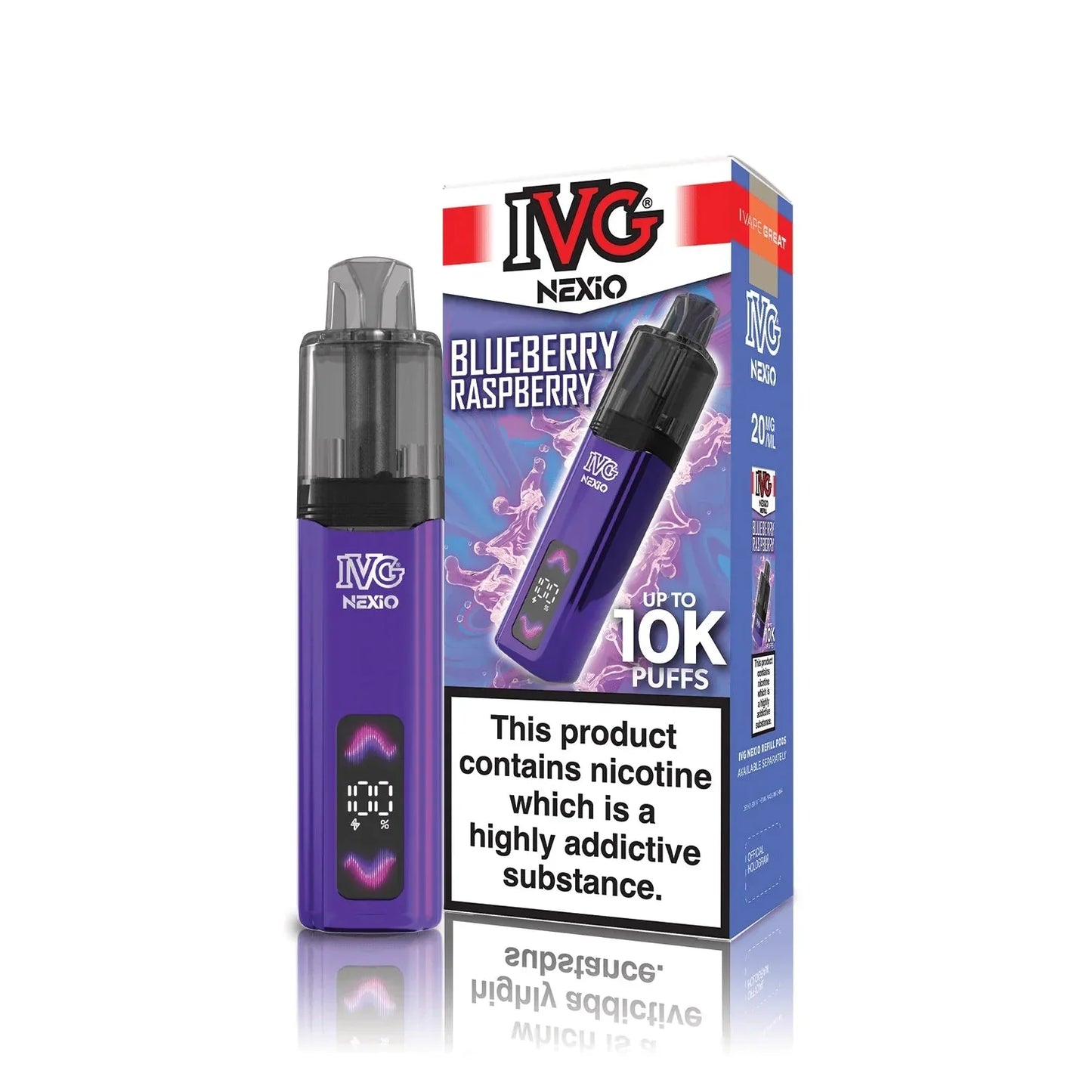 IVG Nexio 10k Pod Vape Kit Box of 5-option1