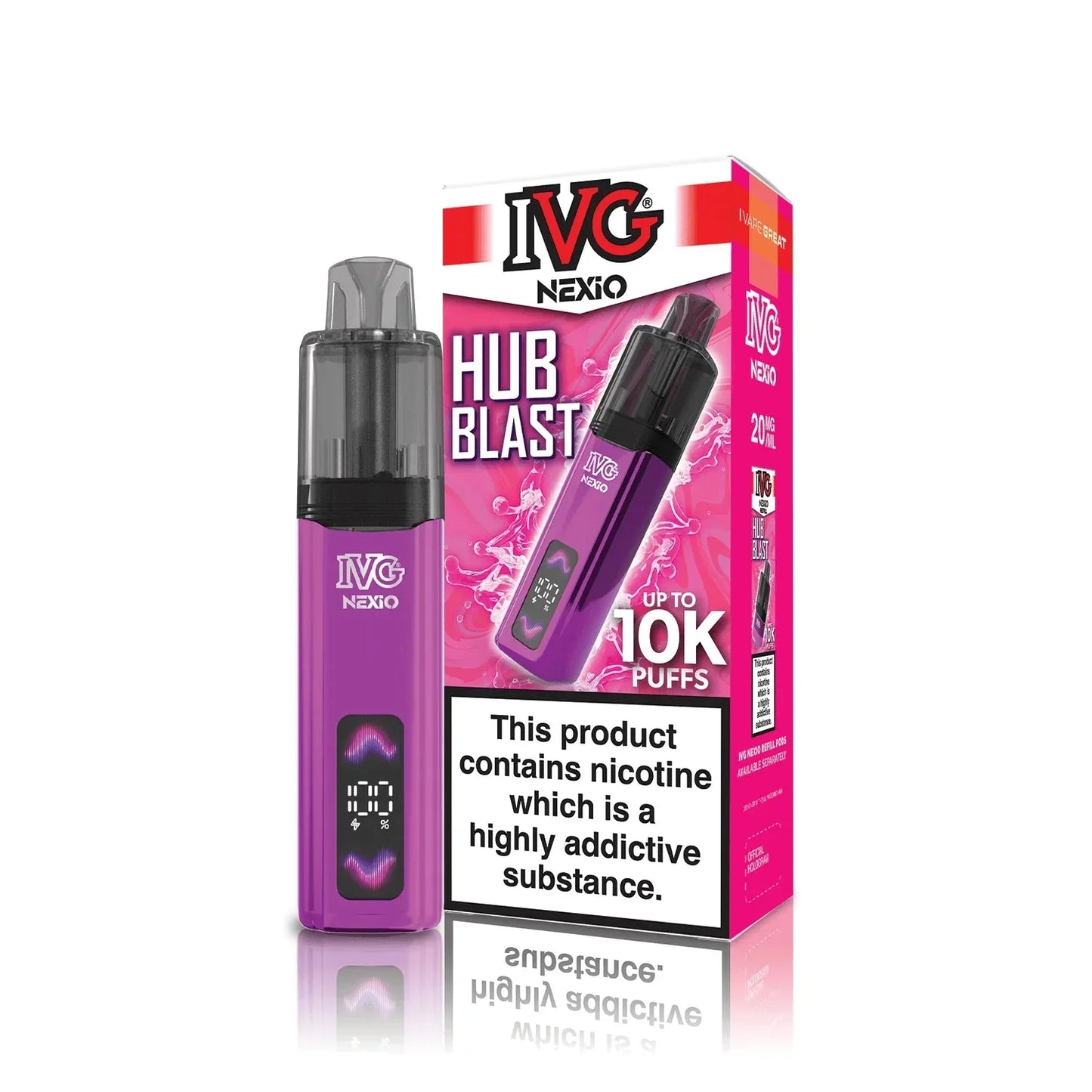 IVG Nexio 10k Pod Vape Kit Box of 5-option1