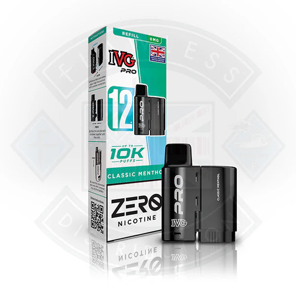 Buy IVG PRO 12 Refill Pod 2ml ZERO NICOTINE