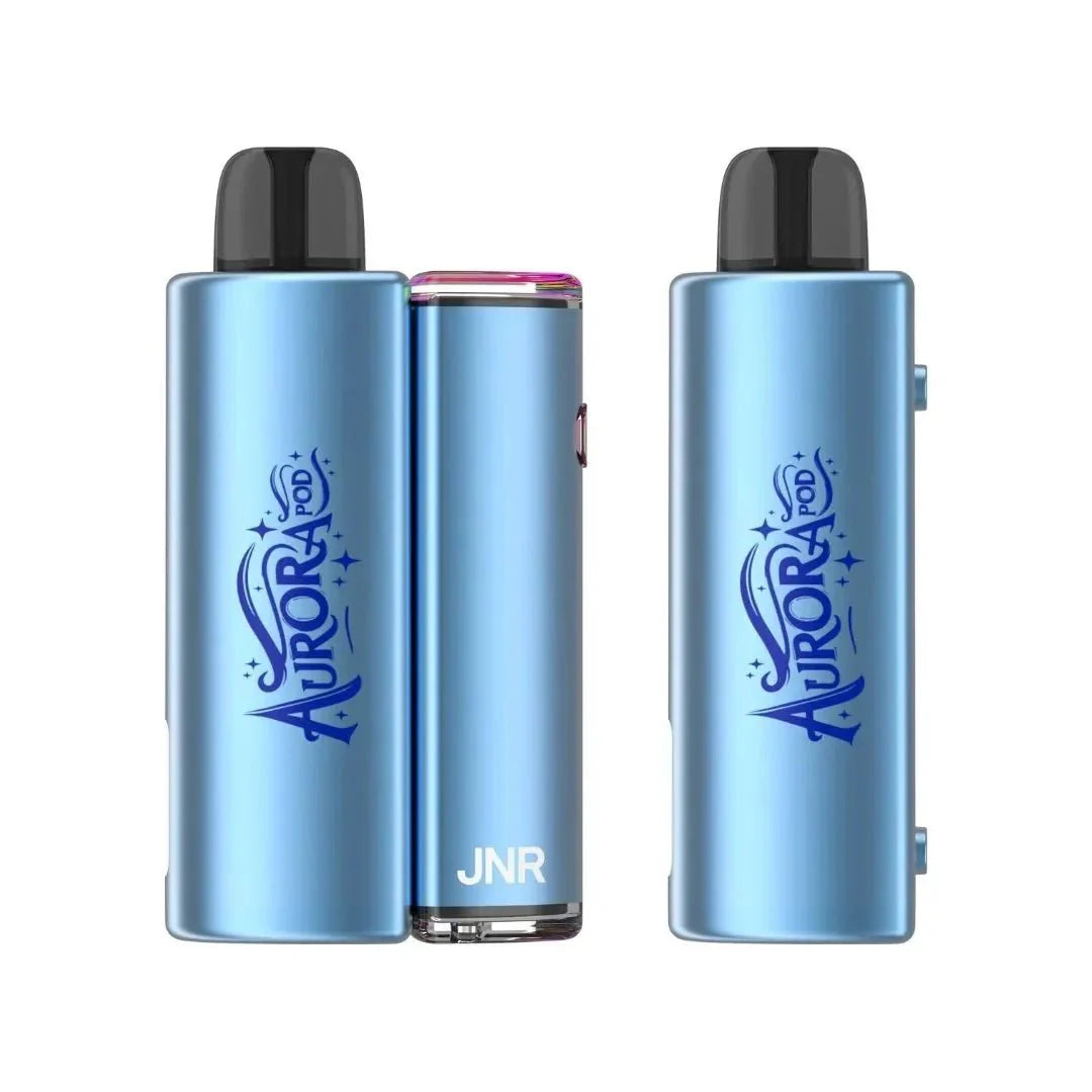 Buy JNR Aurora 30000 Puffs Prefilled Pod Vape Kit - Pack of 5 Blue Razz Cherry