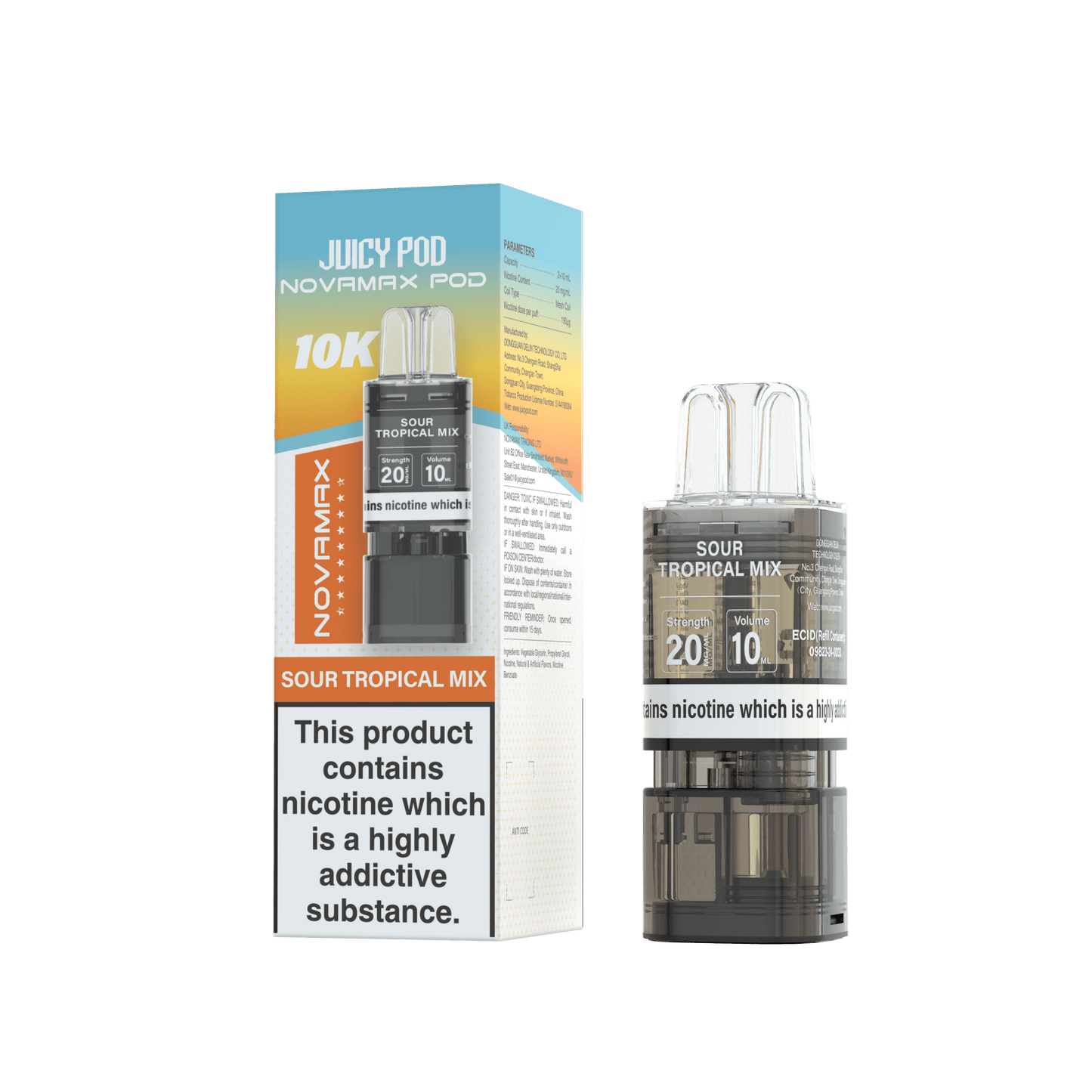 Juicy Pod Novamax 10k Replacement Pods - #Simbavapeswholesale#