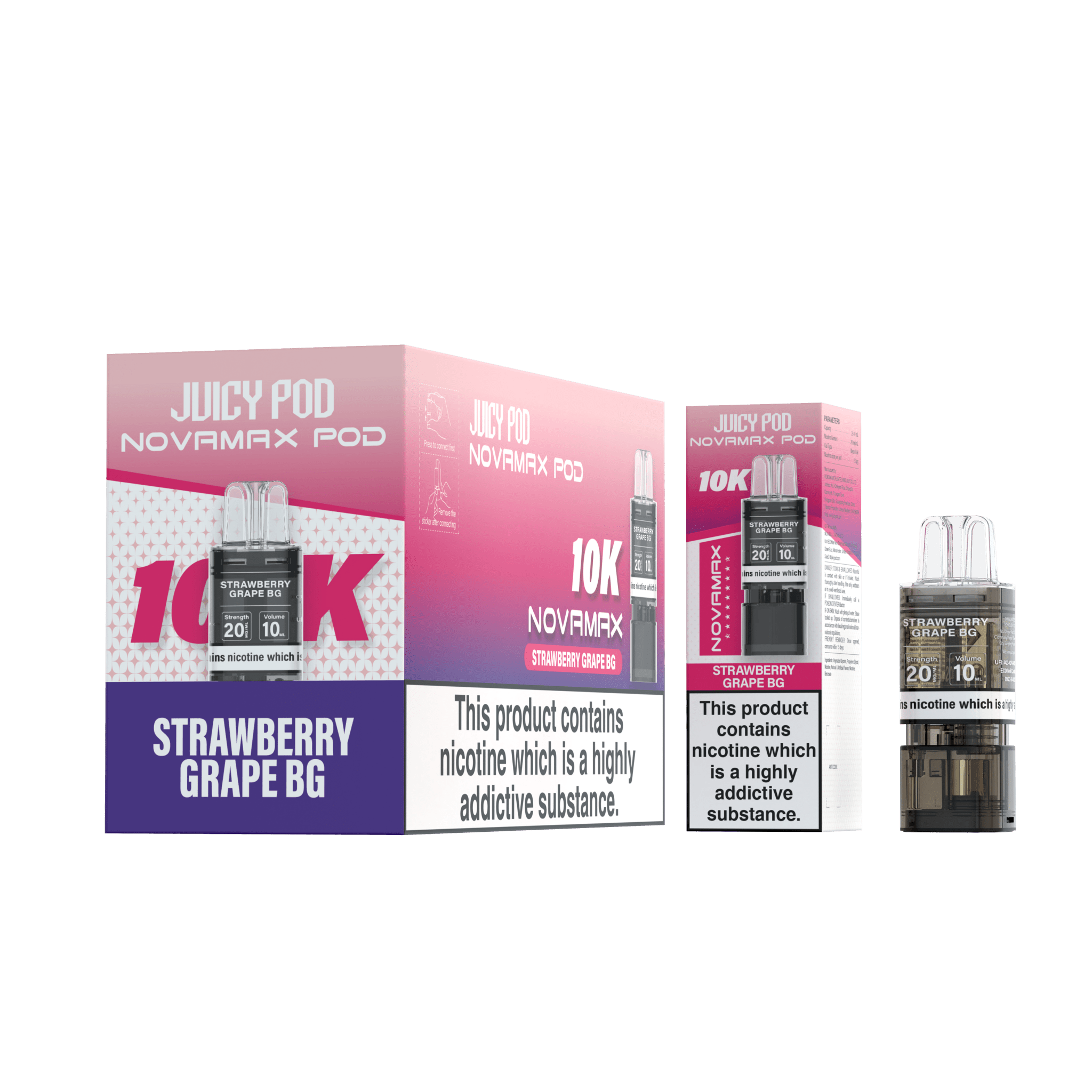 Juicy Pod Novamax 10k Replacement Pods - #Simbavapeswholesale#