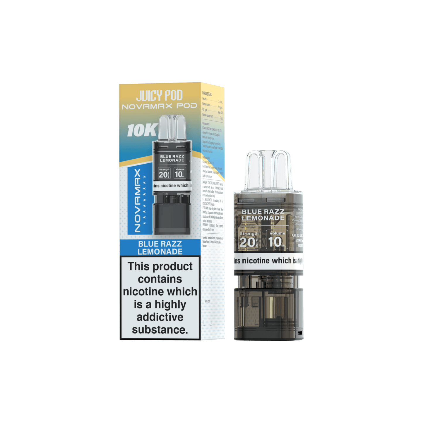 Juicy Pod Novamax 10k Replacement Pods - #Simbavapeswholesale#
