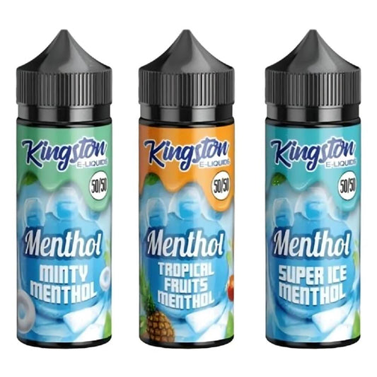 Kingston 50/50 Menthol 100ML Shortfill - #Vapewholesalesupplier#
