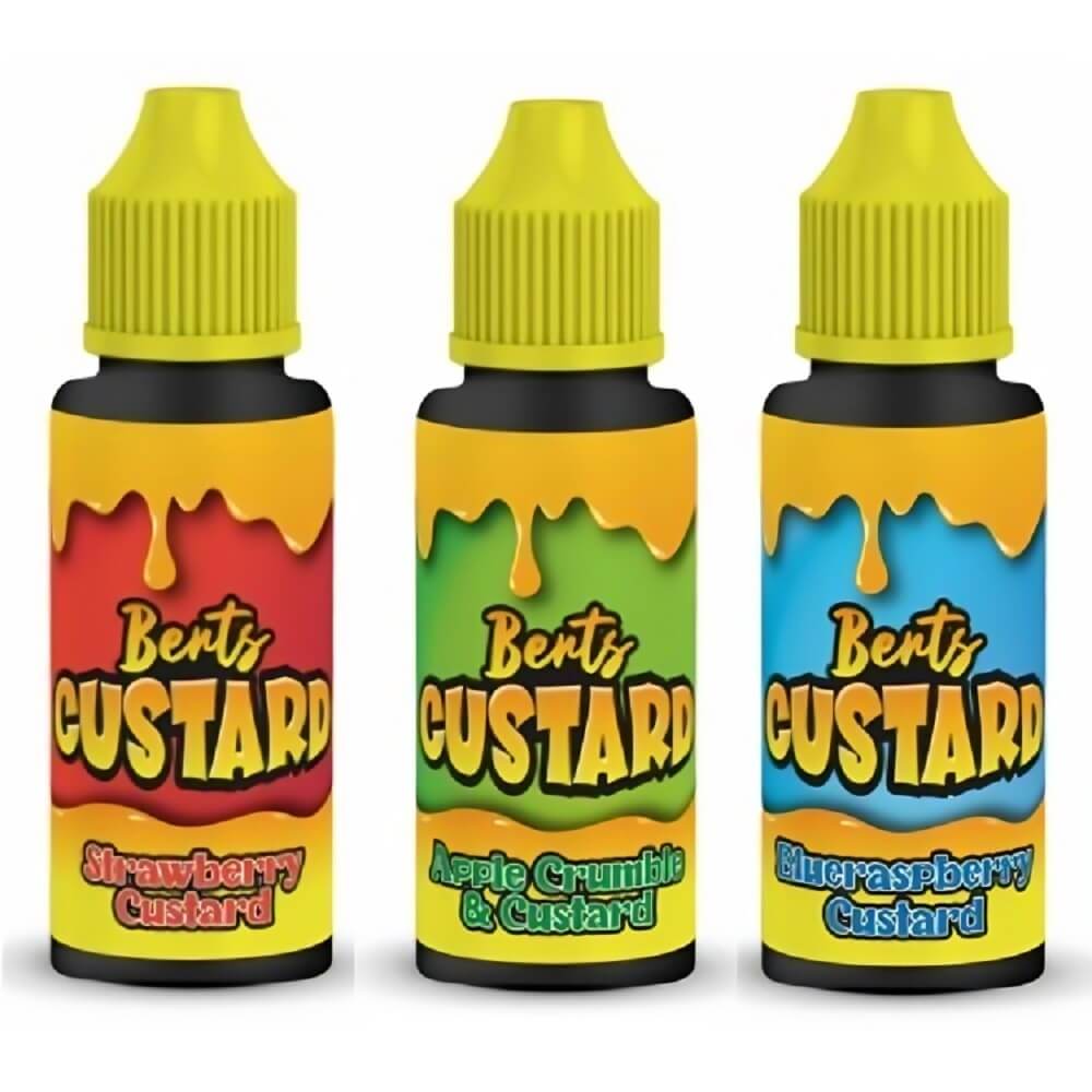 Kingston Berts Custard 100ML Shortfill - #Vapewholesalesupplier#