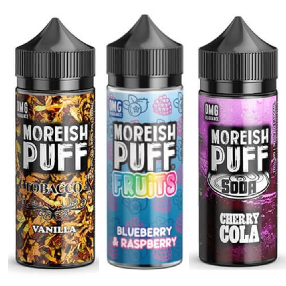 Moreish Puff 100ML Shortfill - All Ranges - #Vapewholesalesupplier#