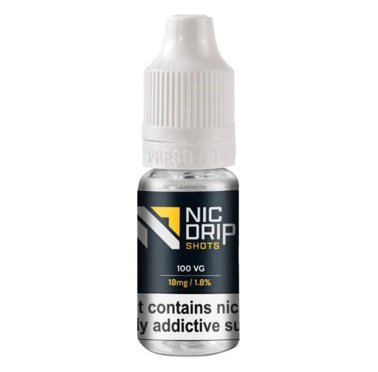 NIC DRIP - 100VG - 18MG - NICOTINE SHOT - #Vapewholesalesupplier#