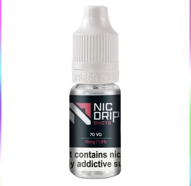 NIC DRIP - 70VG - 15MG - NICOTINE SHOT - #Vapewholesalesupplier#