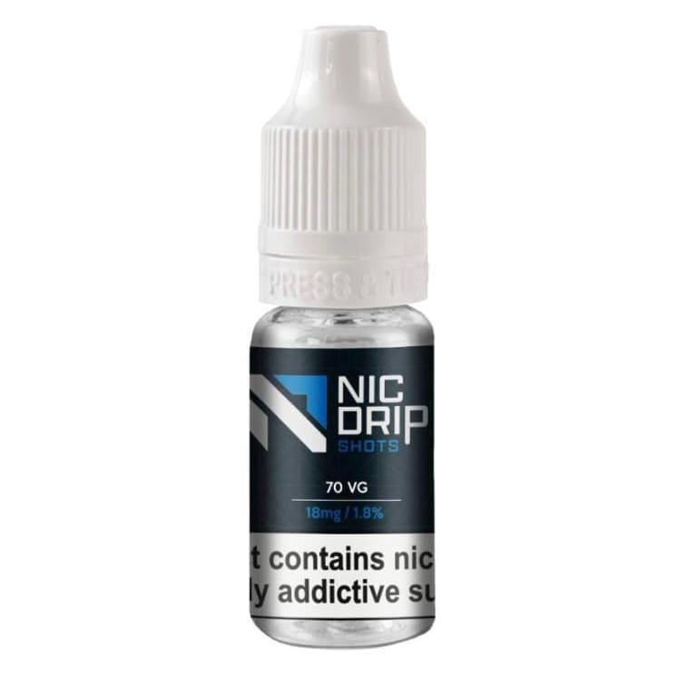 NIC DRIP - 70VG - 18MG - NICOTINE SHOT - #Vapewholesalesupplier#