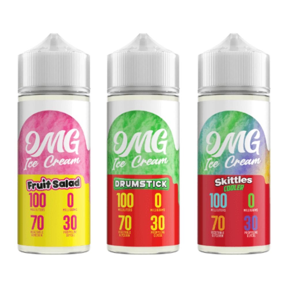 OMG Ice Cream Shortfill 100ml E-Liquid - #Vapewholesalesupplier#