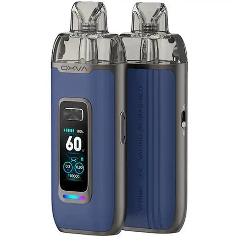 Buy Oxva VPrime Pod Vape Kit Blue Leather