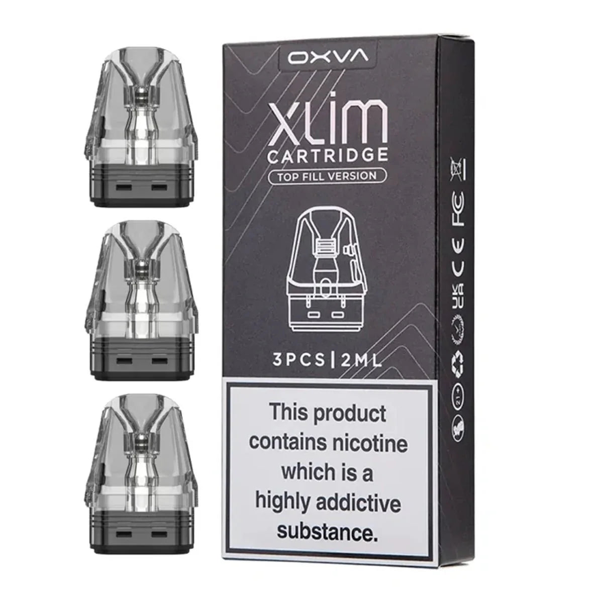 Buy OXVA Xlim Pods 2ML - Pack of 3 0.8 ohm