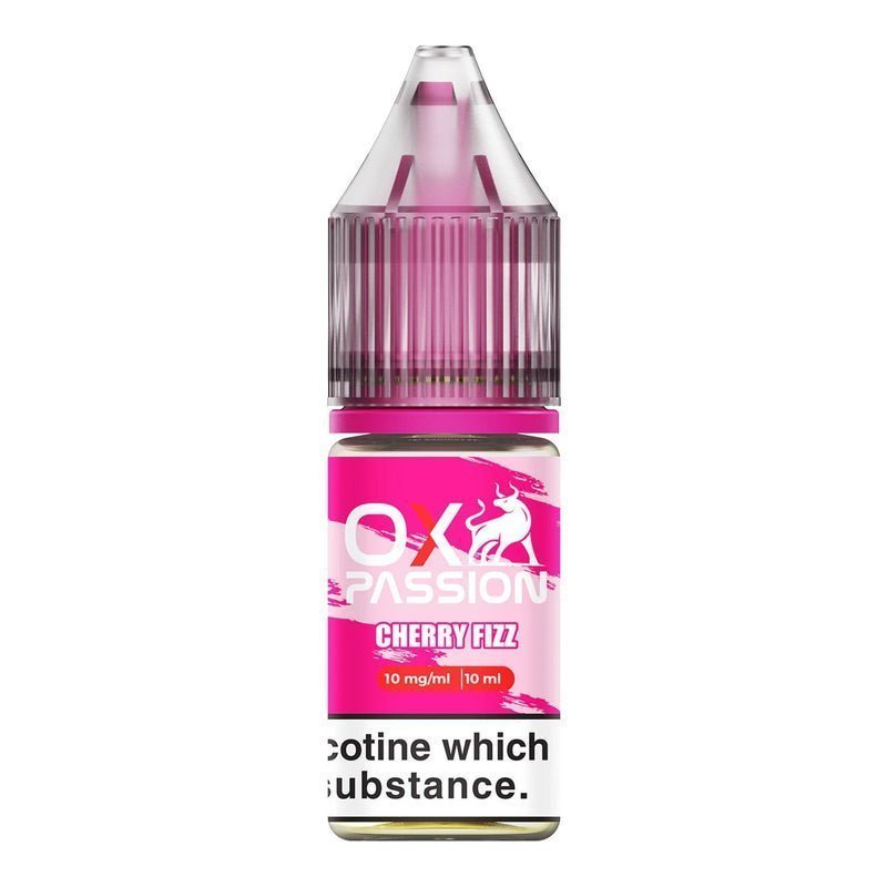 Buy Oxva OX Passion Nic Salt 10ml E-liquids Box of 10 Cherry Fizz