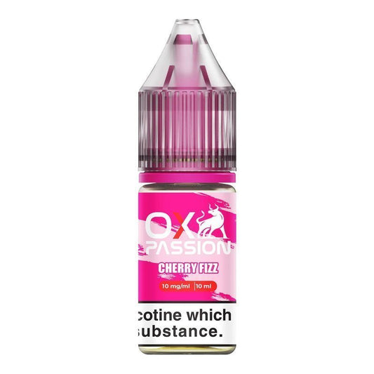 Buy Oxva OX Passion Nic Salt 10ml E-liquids Box of 10 Cherry Fizz