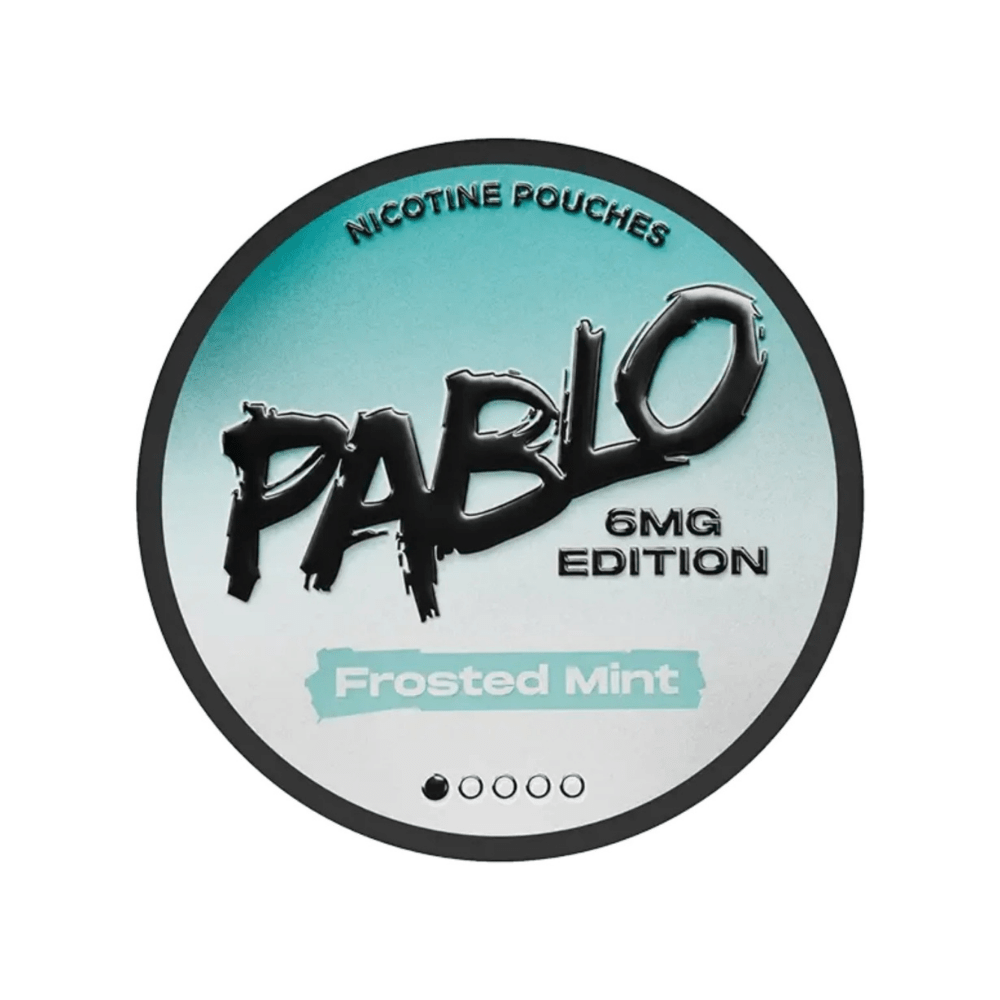 Buy Pablo Nicotine Pouches 6mg - Box of 5 Frosted Mint 6mg