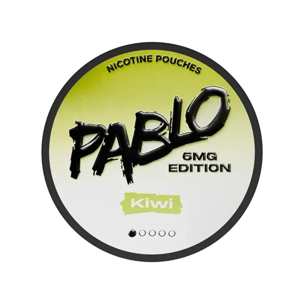 Buy Pablo Nicotine Pouches 6mg - Box of 5 Kiwi 6mg