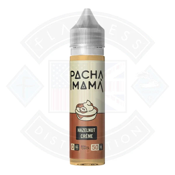 Buy Pacha Mama Hazelnut Creme 50ml 0mg shortfill e-liquid