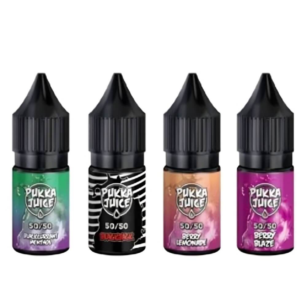 Pukka 50/50 10ML E-Liquid - Box of 10 - #Vapewholesalesupplier#