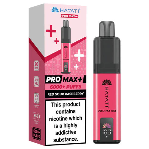 Buy Hayati Pro Max Plus 6000 Prefilled Vape Box of 5