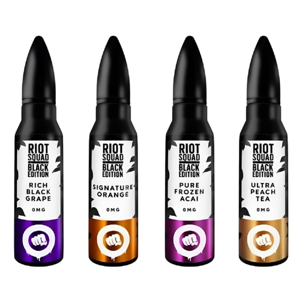 Riot Squad Black Edition Series 50ml Shortfill - #Vapewholesalesupplier#