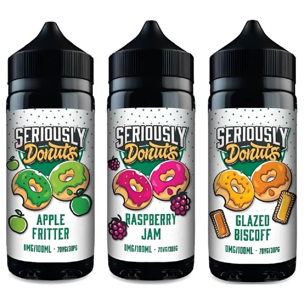 Seriously Donuts Shortfill 100ml E-Liquid - #Vapewholesalesupplier#