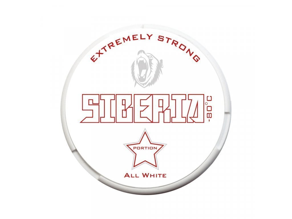 Buy Siberia Nicotine Pouches Snus All White