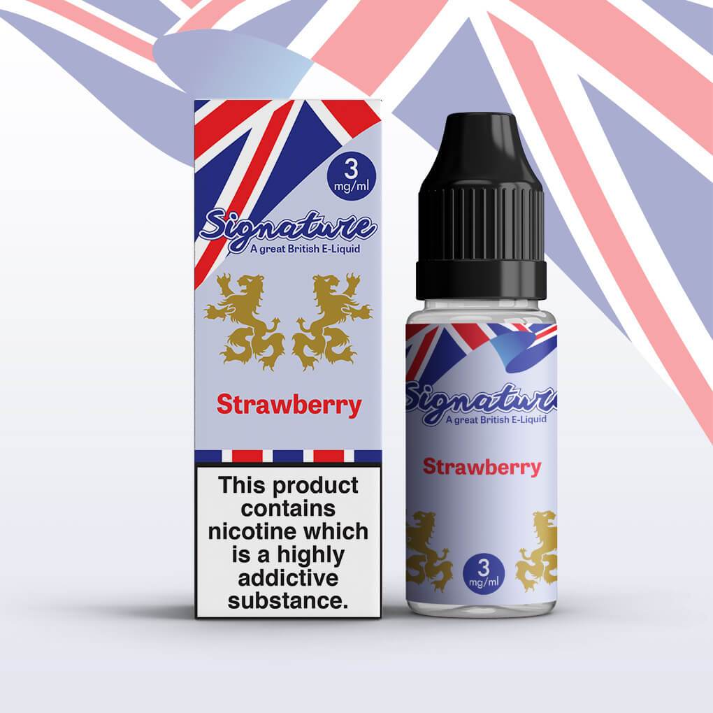 Signature - Strawberry 10ml Elquid - #Vapewholesalesupplier#