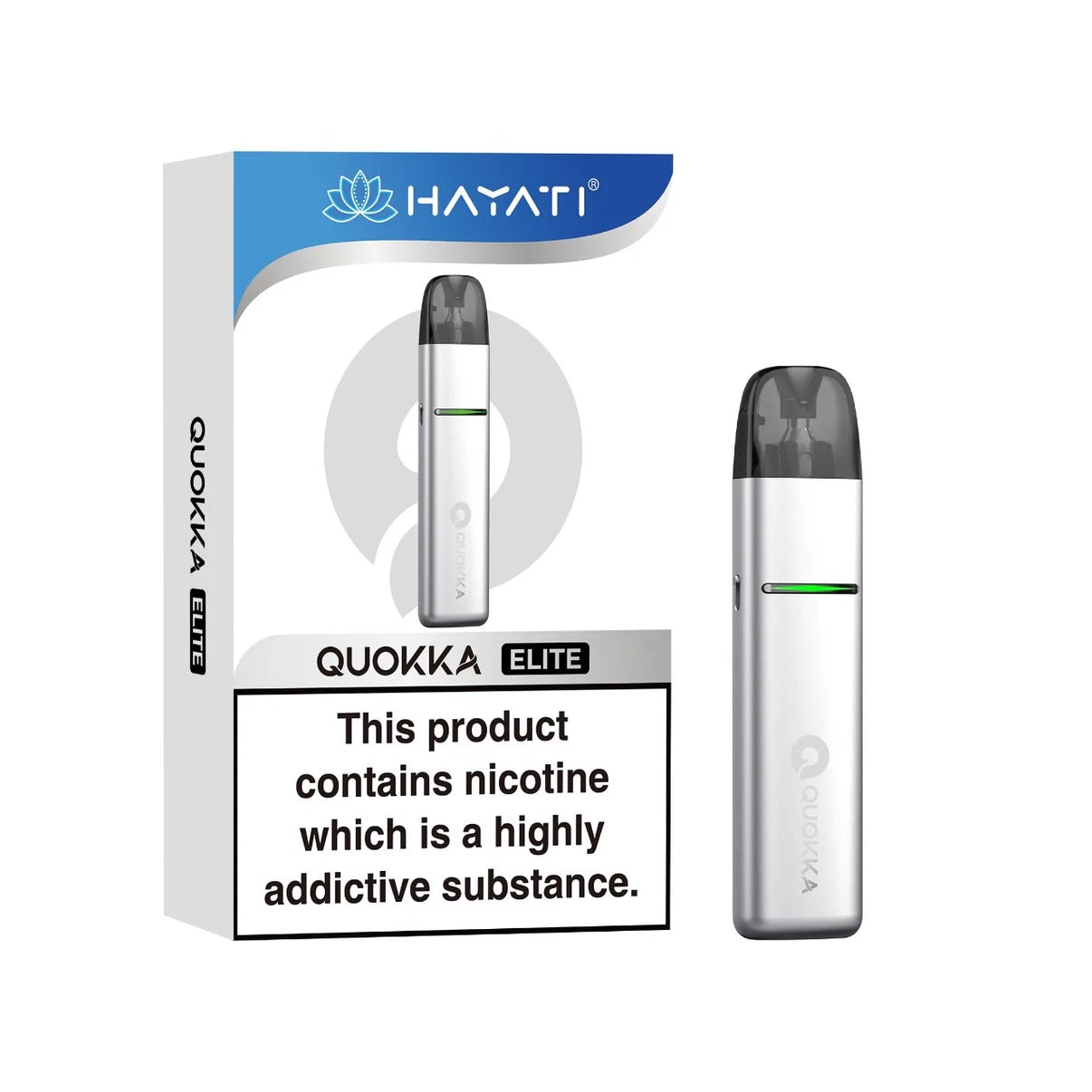Buy Hayati Quokka Elite Pod Vape Kit Silver White
