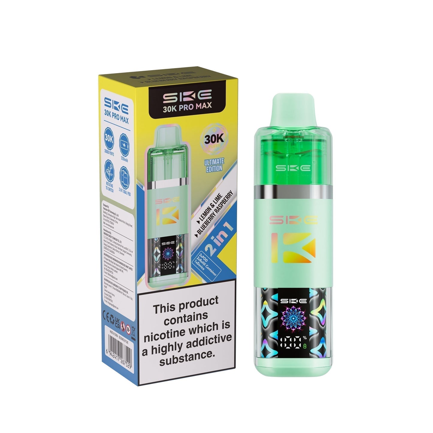 SKE 30k Pro Max Vape Kit Box of 5 - Ultimate Edition - vapeukwholesale