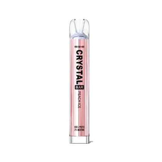 Buy SKE Crystal 600 Puffs Disposable Vape Pod Device 20MG - Box of 10 Peach Ice