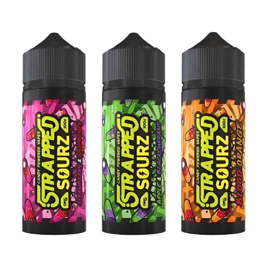 Strapped Sourz 100ML Shortfill - #Vapewholesalesupplier#