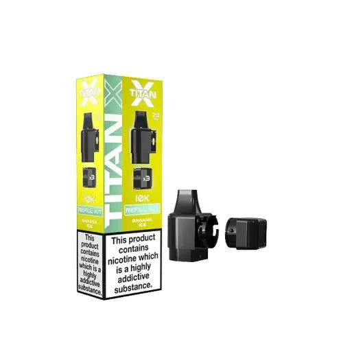 Buy Titan X Replacement Pods Pack of 10 Banana Ice