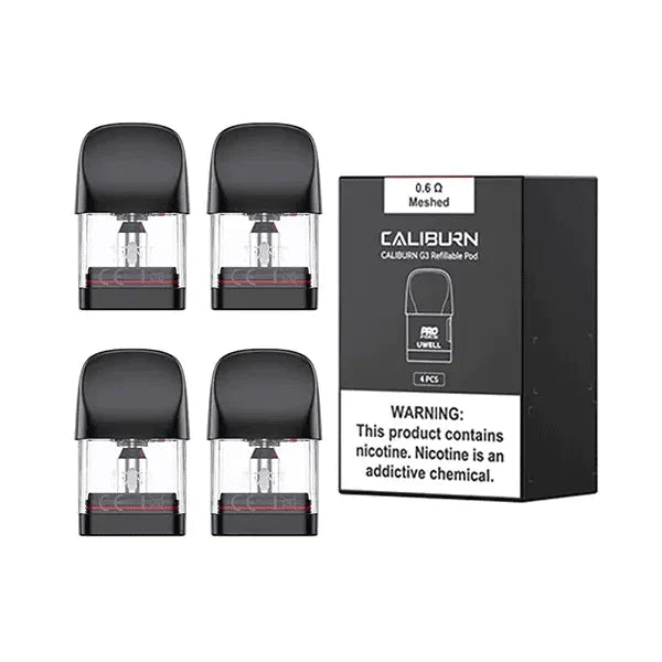Buy Uwell Caliburn G3 Replacement Pods - Pack of 4 0.6 Ohm