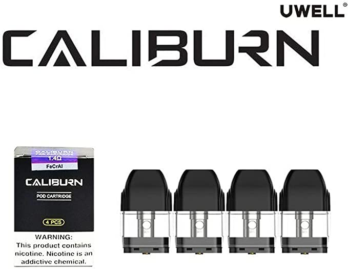 Buy Uwell Caliburn Pod Cartridge 1.4 Ohm Replacement Pod (PACK OF 4)