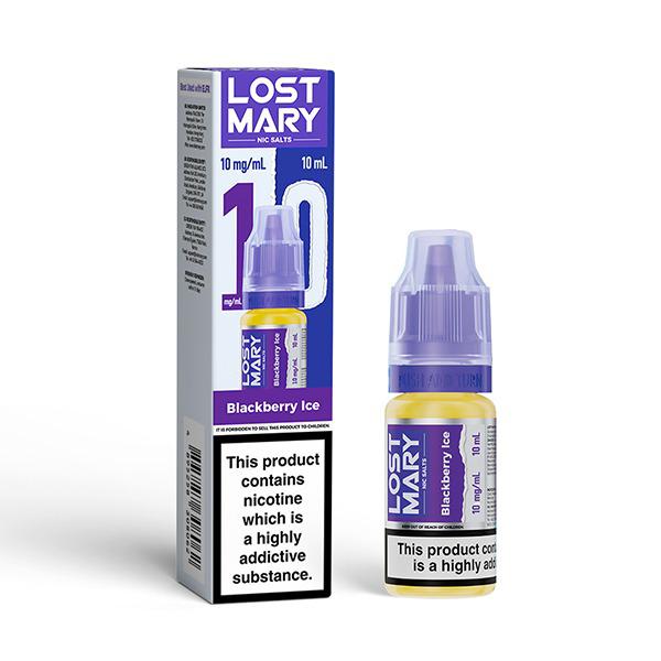 Lost Mary Nic Salt 10ml E - Liquid Box of 10 - Lost Mary Nic Salt 10ml E - Liquid Box of 10 - Blackberry Ice - vapeukwholesale - Direct Vape Wholesale