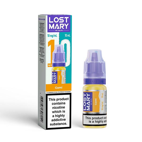 Lost Mary Nic Salt 10ml E - Liquid Box of 10 - Lost Mary Nic Salt 10ml E - Liquid Box of 10 - Gami - vapeukwholesale - Direct Vape Wholesale