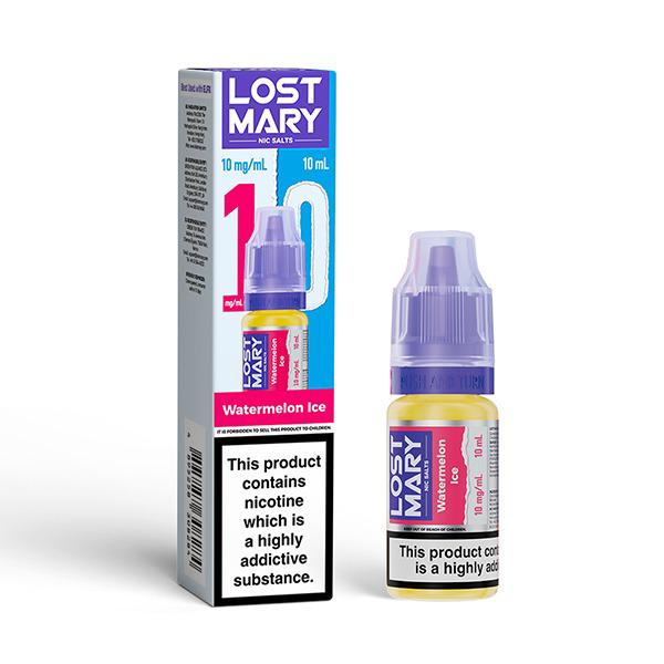 Lost Mary Nic Salt 10ml E - Liquid Box of 10 - Lost Mary Nic Salt 10ml E - Liquid Box of 10 - Watermelon Ice - vapeukwholesale - Direct Vape Wholesale