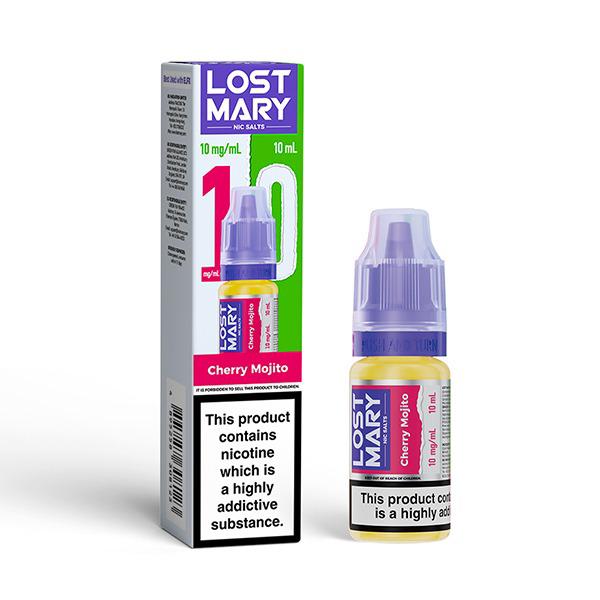 Lost Mary Nic Salt 10ml E - Liquid Box of 10 - Lost Mary Nic Salt 10ml E - Liquid Box of 10 - Cherry Mojito - vapeukwholesale - Direct Vape Wholesale