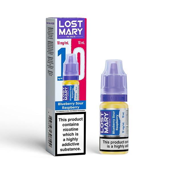 Lost Mary Nic Salt 10ml E - Liquid Box of 10 - Lost Mary Nic Salt 10ml E - Liquid Box of 10 - Blueberry Sour Raspberry - vapeukwholesale - Direct Vape Wholesale