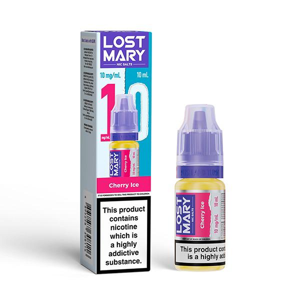 Lost Mary Nic Salt 10ml E - Liquid Box of 10 - Lost Mary Nic Salt 10ml E - Liquid Box of 10 - Cherry Ice - vapeukwholesale - Direct Vape Wholesale