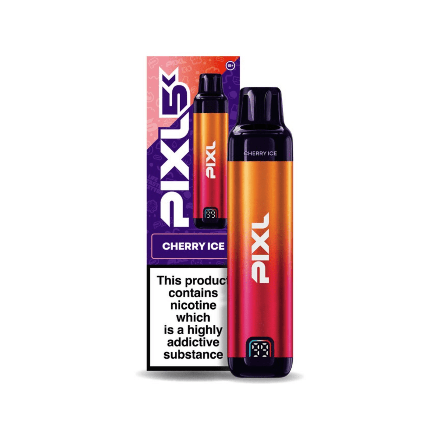 Buy Pixl 5K Pod Vape Kit Box of 5 Cherry Ice Kit